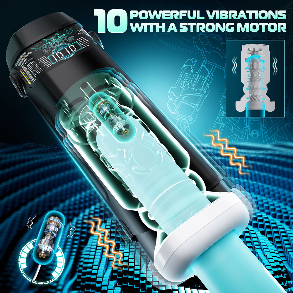 Cyberskin B-Titan Thrusting and Vibrating Auto Masturbator with Heater > Sex Toys For Men > Masturbators Premium - Tophatter Daily Deals