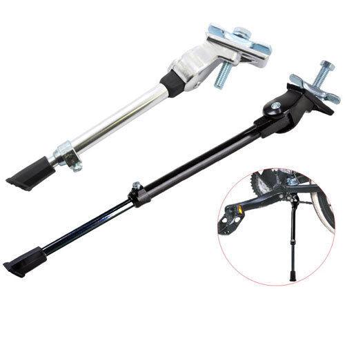 Cycle Kick Stand - Mountain Bike Bicycle Cycle Kick Stand Adjustable Rubber Foot Heavy Duty Prop UK Cycling - Tophatter Daily Deals