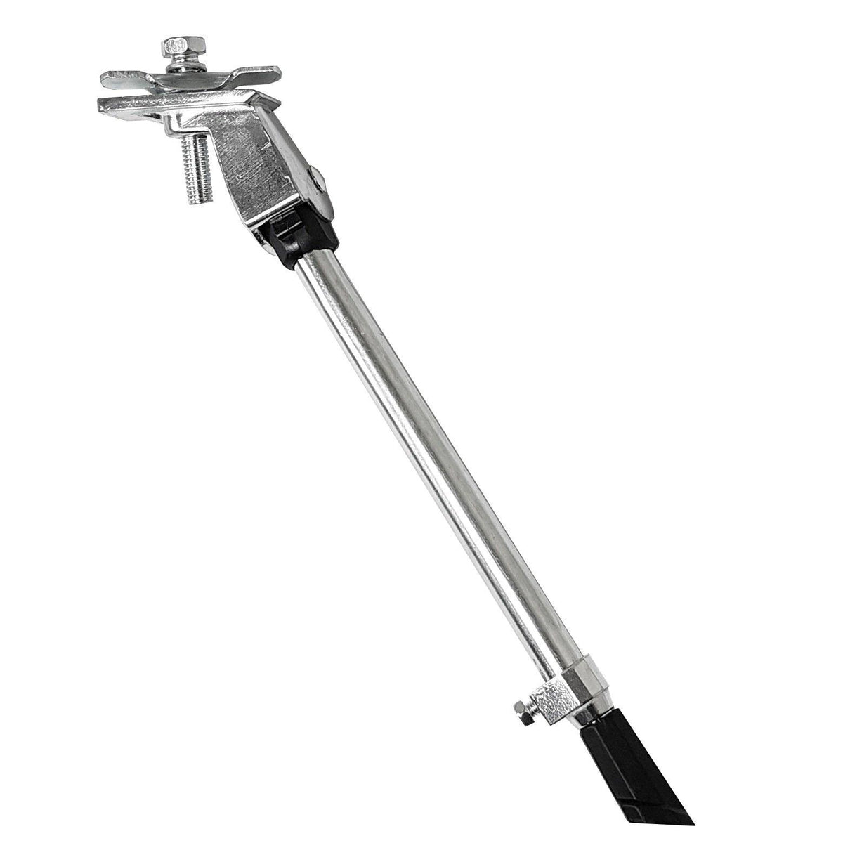 Cycle Kick Stand - Mountain Bike Bicycle Cycle Kick Stand Adjustable Rubber Foot Heavy Duty Prop UK Silver Cycling - Tophatter Daily Deals