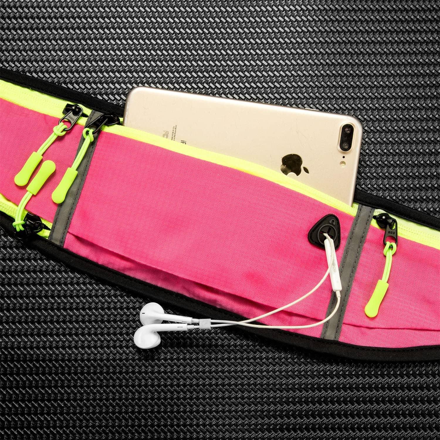 Waist Bum Bag - Jogging Running Cycling Gym Bum Bag Travel Waist Belt Pouch Sports Phone Holder Running Gym Cycling Adjustable Waist Bum Bag Belt Cycling - Tophatter Daily Deals