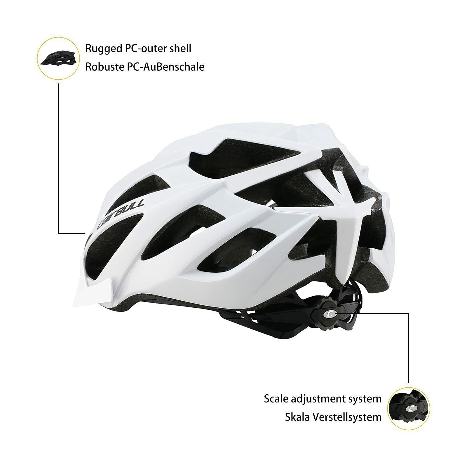 Safest Helmet Bicycle - Cycling Helmet Cap Visor MTB Road Bicycle Mountain Bike Adjustable Sport Safety Cycling - Tophatter Daily Deals