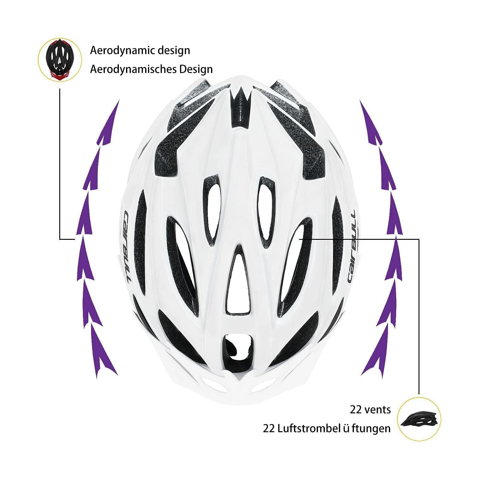 Safest Helmet Bicycle - Cycling Helmet Cap Visor MTB Road Bicycle Mountain Bike Adjustable Sport Safety Cycling - Tophatter Daily Deals