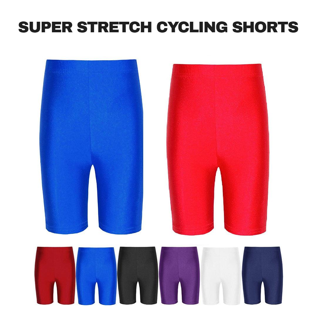 Stretch Cycling Shorts - Mens Boys Super Stretch Cycling Shorts School PE Sports Gym Running Yoga Mountain & Cycling - Tophatter Daily Deals
