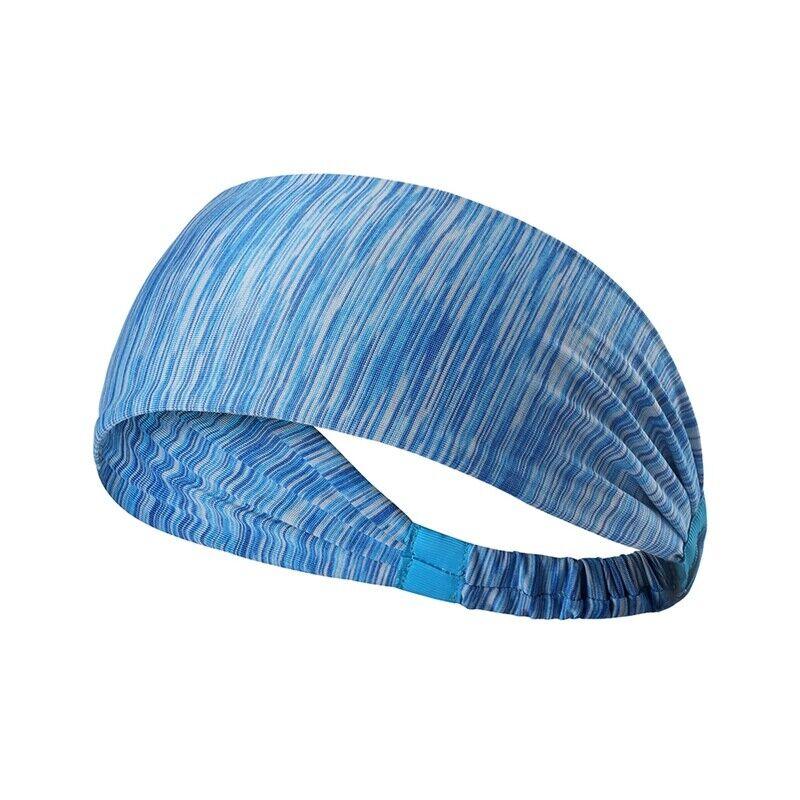 Headbands for Cyclists - Cycling Soft Sweat Sweatband Bicycle Headbands Bike Outdoor Sports Motorcycle Blue Striped Sports & Outdoor - Tophatter Daily Deals