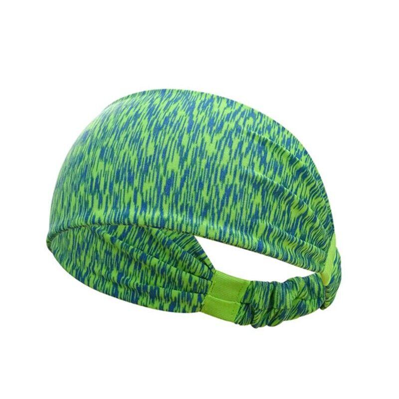 Headbands for Cyclists - Cycling Soft Sweat Sweatband Bicycle Headbands Bike Outdoor Sports Motorcycle Green Striped Sports & Outdoor - Tophatter Daily Deals