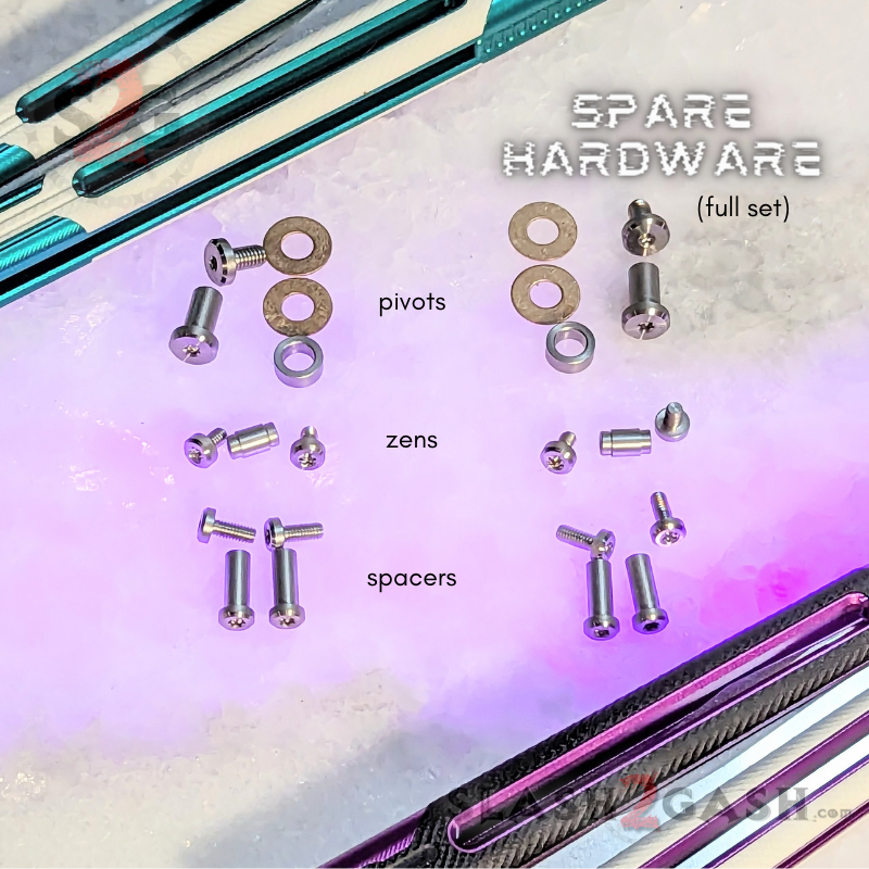 Balisong Spare Hardware Kit for Tianqi CYGNUS (clone) - FULL SET Hardware Kit for CYGNUS clone - FULL SET Knife-Accessory - Tophatter Daily Deals
