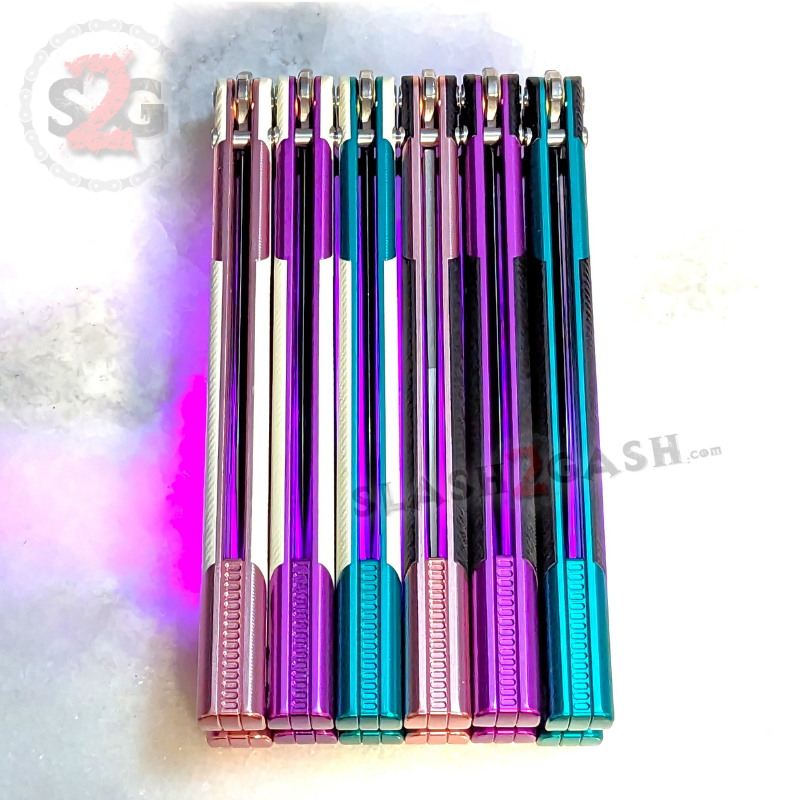 TIANQI Cygnus clone Balisong Butterfly Knife - Aluminum w/ G10 Knife-Balisong - Tophatter Daily Deals