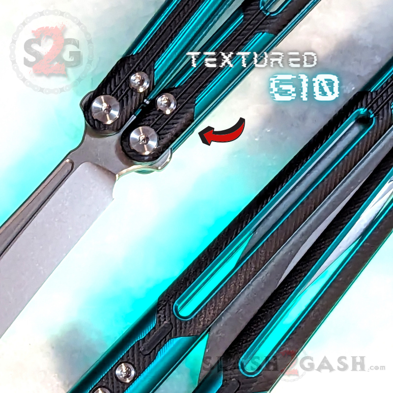 TIANQI Cygnus clone Balisong Butterfly Knife - Aluminum w/ G10 Knife-Balisong - Tophatter Daily Deals