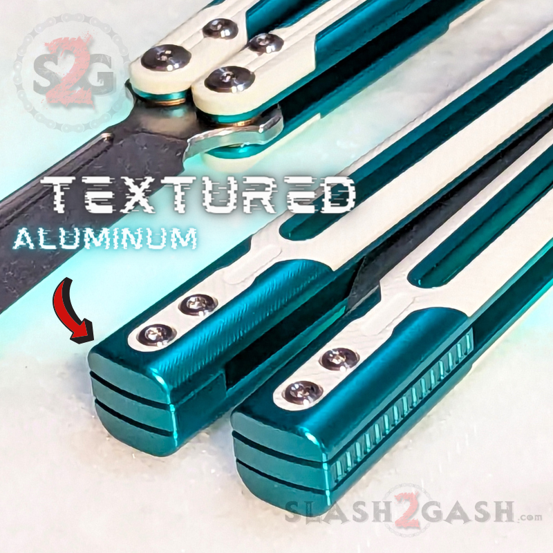 TIANQI Cygnus clone Balisong Butterfly Knife - Aluminum w/ G10 Knife-Balisong - Tophatter Daily Deals