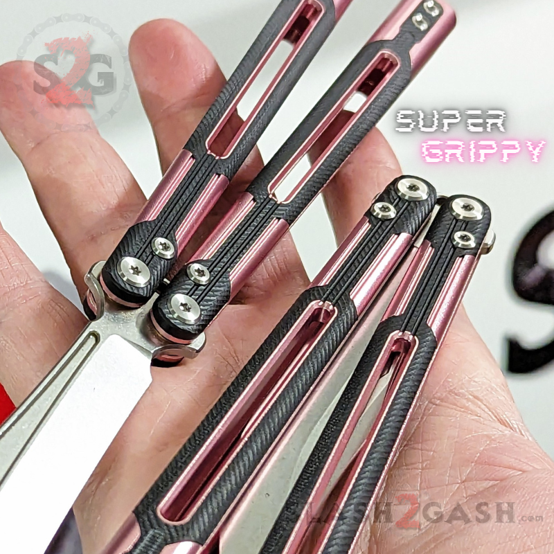 TIANQI Cygnus clone Balisong Butterfly Knife - Aluminum w/ G10 Knife-Balisong - Tophatter Daily Deals