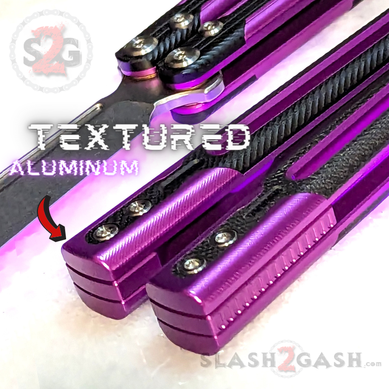 TIANQI Cygnus clone Balisong Butterfly Knife - Aluminum w/ G10 Knife-Balisong - Tophatter Daily Deals
