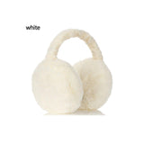 Ear Muffs for Ladies - Cute Hat Scarf Gloves 3 In 1 Set Bear Ear Fleece Winter Warm Hooded Earflap Girl Apparel & Accessories - Tophatter Daily Deals