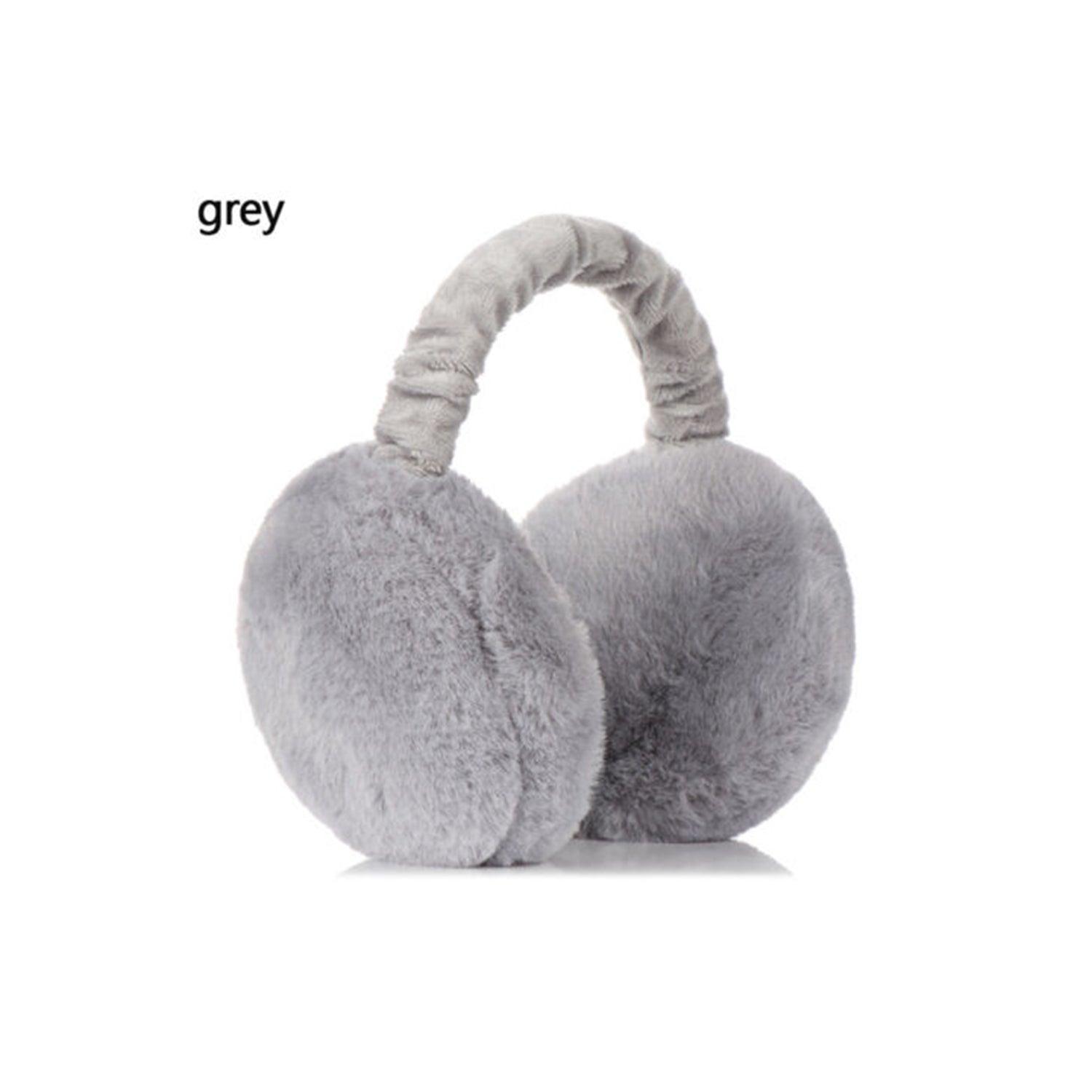 Ear Muffs for Ladies - Cute Hat Scarf Gloves 3 In 1 Set Bear Ear Fleece Winter Warm Hooded Earflap Girl Apparel & Accessories - Tophatter Daily Deals