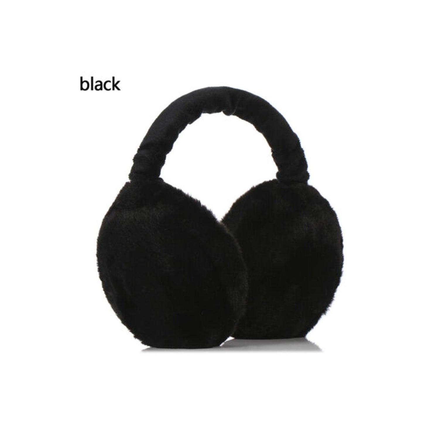 Ear Muffs for Ladies - Cute Hat Scarf Gloves 3 In 1 Set Bear Ear Fleece Winter Warm Hooded Earflap Girl Apparel & Accessories - Tophatter Daily Deals