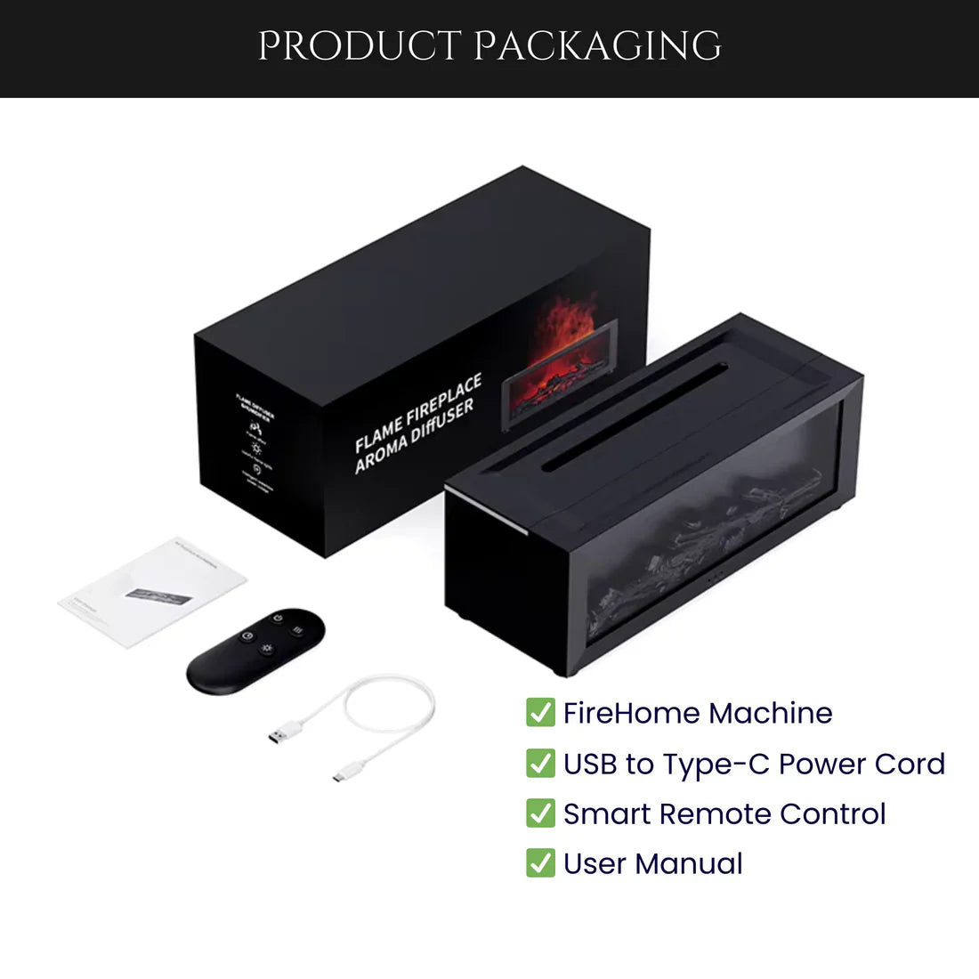 FirePlace Humidifier - Tophatter Daily Deals