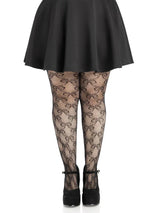 Plus Bow Net Tights – Plus Size Nylon Spandex Tights > Clothes > Hosiery > Pantyhose & Tights - Tophatter Daily Deals