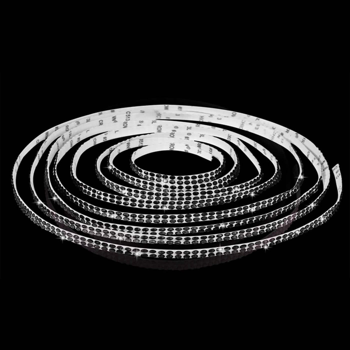 Rhinestone Car Trim Kit, 16.4 ft Crystal Strip with 2 Butterfly Decals Automotive - Tophatter Daily Deals
