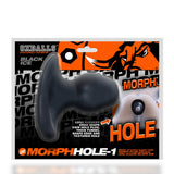 Morph Hole 1 (Black Ice) – Small Silicone Gaping Plug > Anal Range > Tunnel and Stretchers - Tophatter Daily Deals