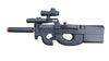 WELL D90H Airsoft SMG (P90) Full Auto Electric AEG Rifle w/ Accessories Airsoft-AEGplastic - Tophatter Daily Deals
