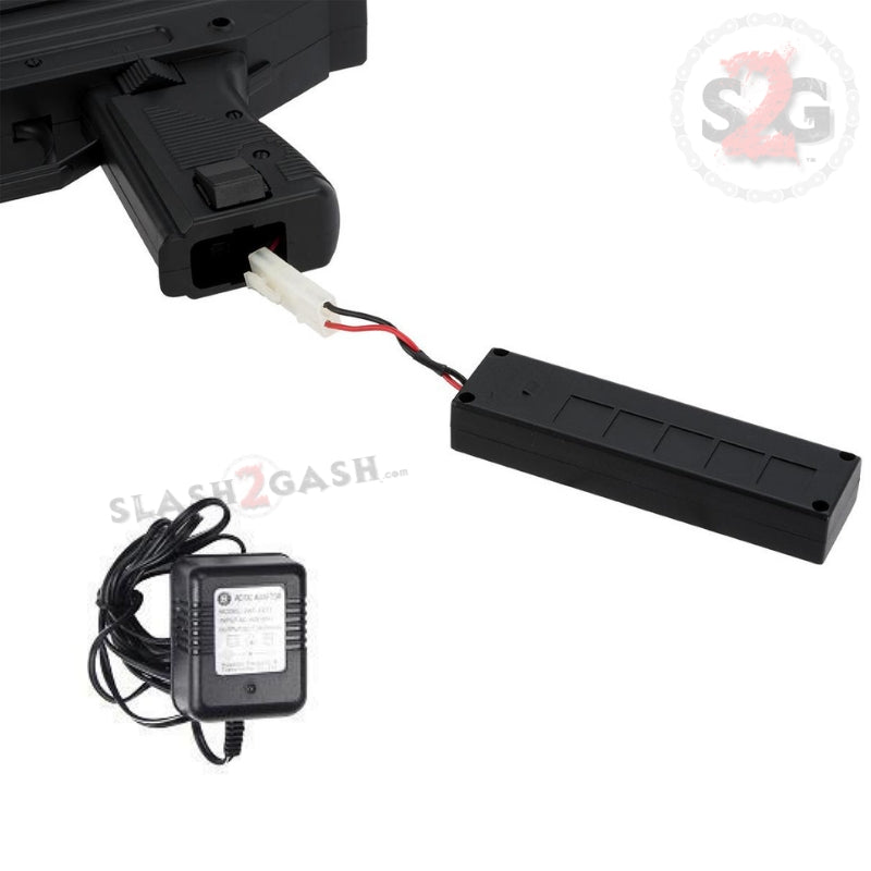 WELL D93 Airsoft Gun Electric UZI SMG Fully Automatic AEG Airsoft-AEGplastic - Tophatter Daily Deals