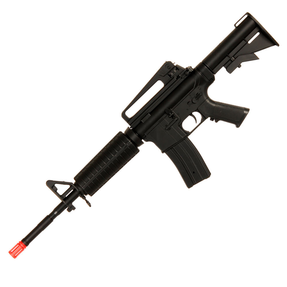 D94 M16 Electric Full/Semi Automatic Airsoft Rifle AEG M4 Gun - Tophatter's Guns'N'Weapons Store - FREE SHIPPING Collectible Weapons - Tophatter Daily Deals
