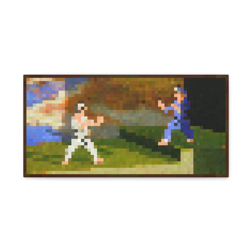 Block Paintings Fighters 20”10” (horizontal) - Tophatter Daily Deals