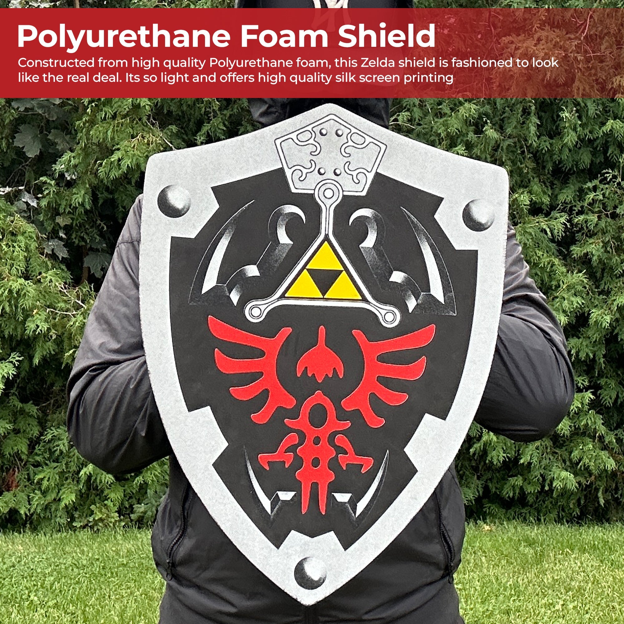 Dark Link Shadow Legends of Zelda Foam Shield novelty items - Tophatter Daily Deals