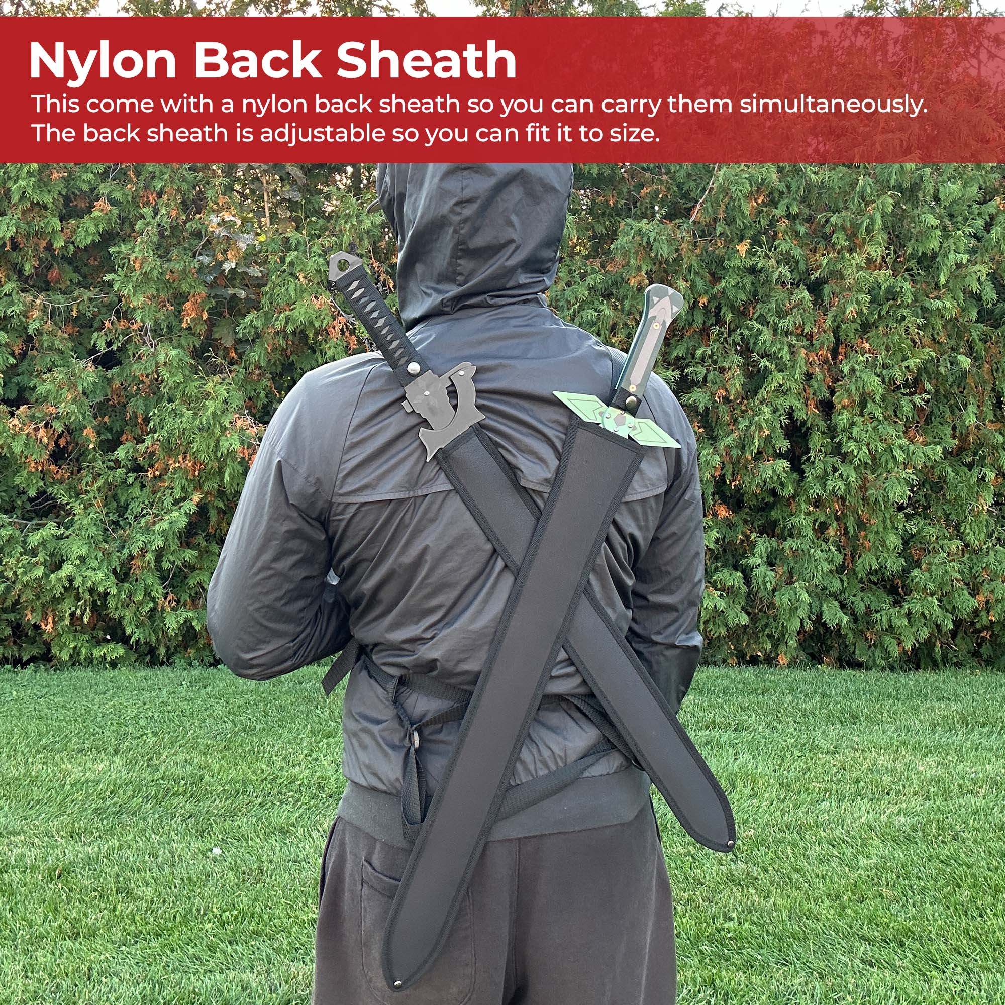 Dark Repulser Dual Blades Elucidator Combo swords - Tophatter Daily Deals