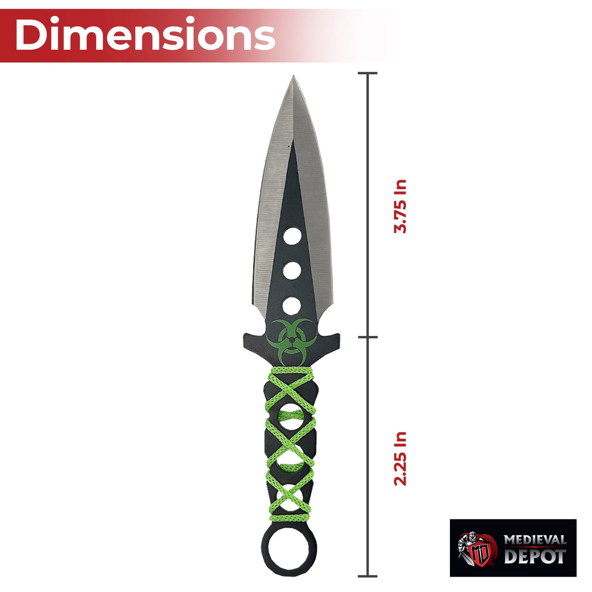 Darkest Hour Throwing Knives knives - Tophatter Daily Deals