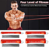 Resistance Band Bar UK - Resistance Bands Set with 98cm Detachable Exercise Bar Exercise & Fitness - Tophatter Daily Deals