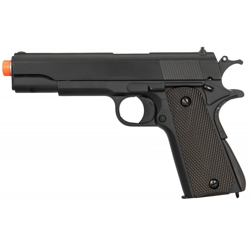 Double Bell M1911 WWII Metal Body Airsoft Spring Pistol - Tophatter's Inc. Weapons Store Online Collectible Weapons - Tophatter Daily Deals