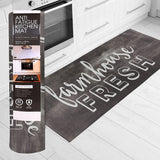 20"x55" Oversized Cushioned Anti-Fatigue Kitchen Runner Mat (Farmhouse Fresh) Anti-Fatigue Mats - Tophatter Daily Deals