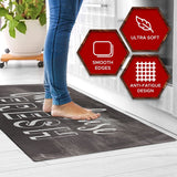20"x55" Oversized Cushioned Anti-Fatigue Kitchen Runner Mat (Farmhouse Fresh) Anti-Fatigue Mats - Tophatter Daily Deals