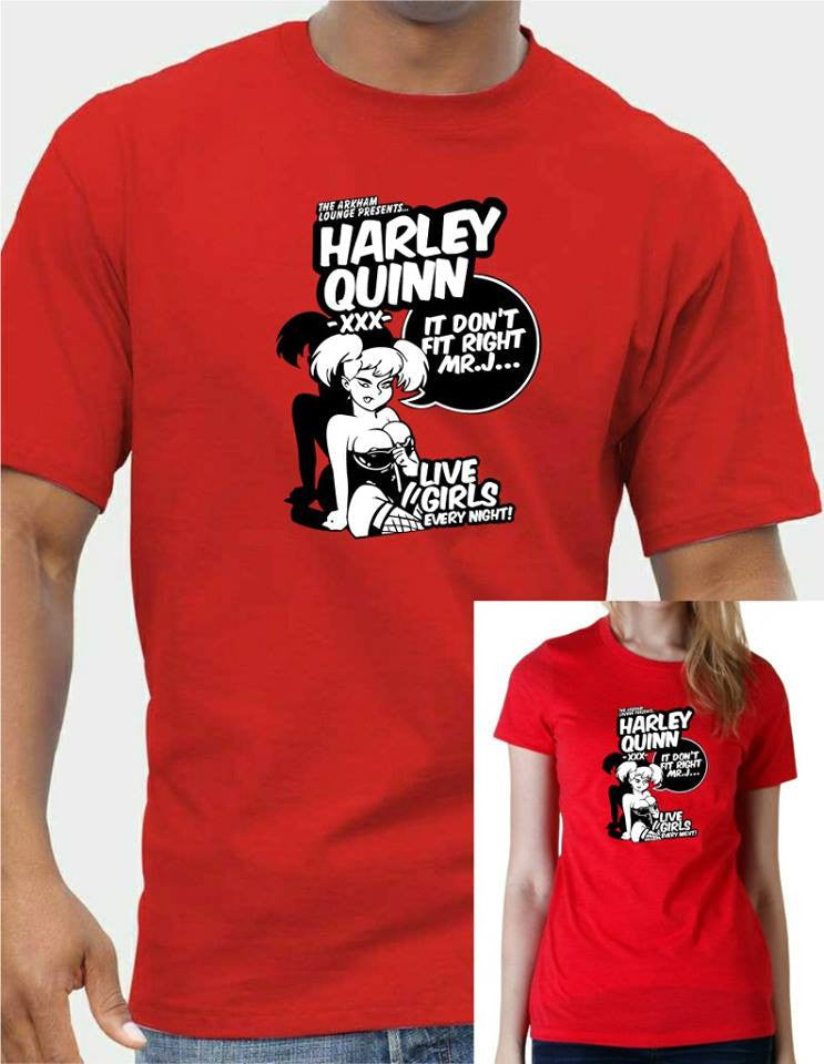 DC - Arkham Lounge Harley Quinn T-Shirt - Tophatter Daily Deals