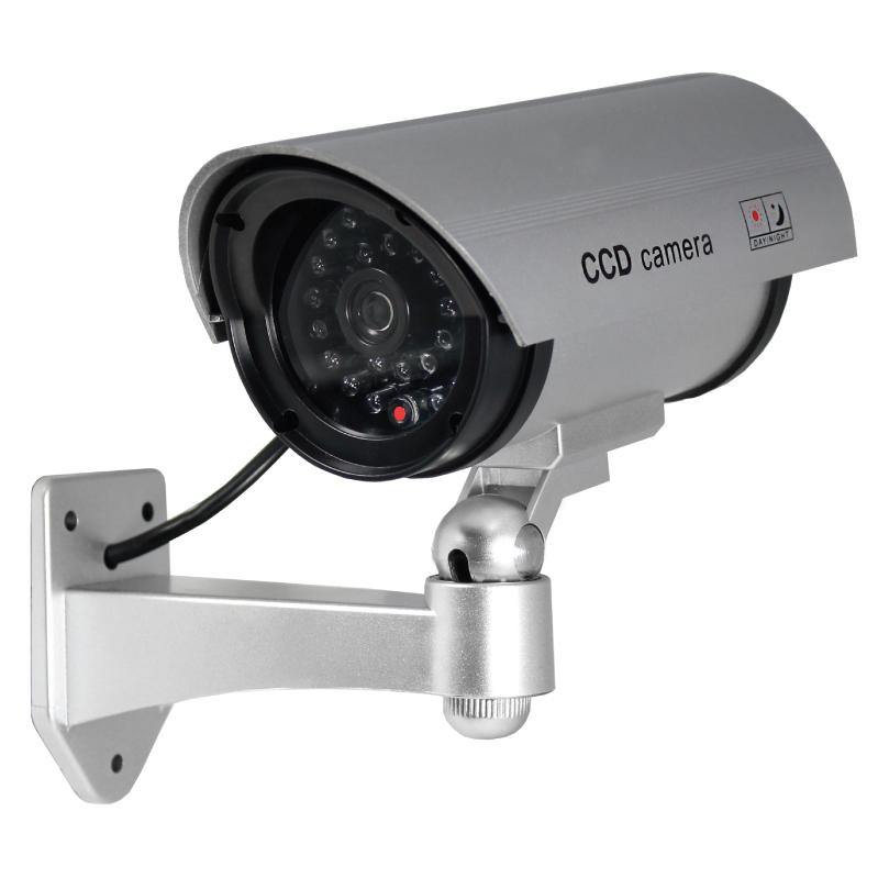 5 Inch IR Dummy Camera Silver Camera - Tophatter Daily Deals