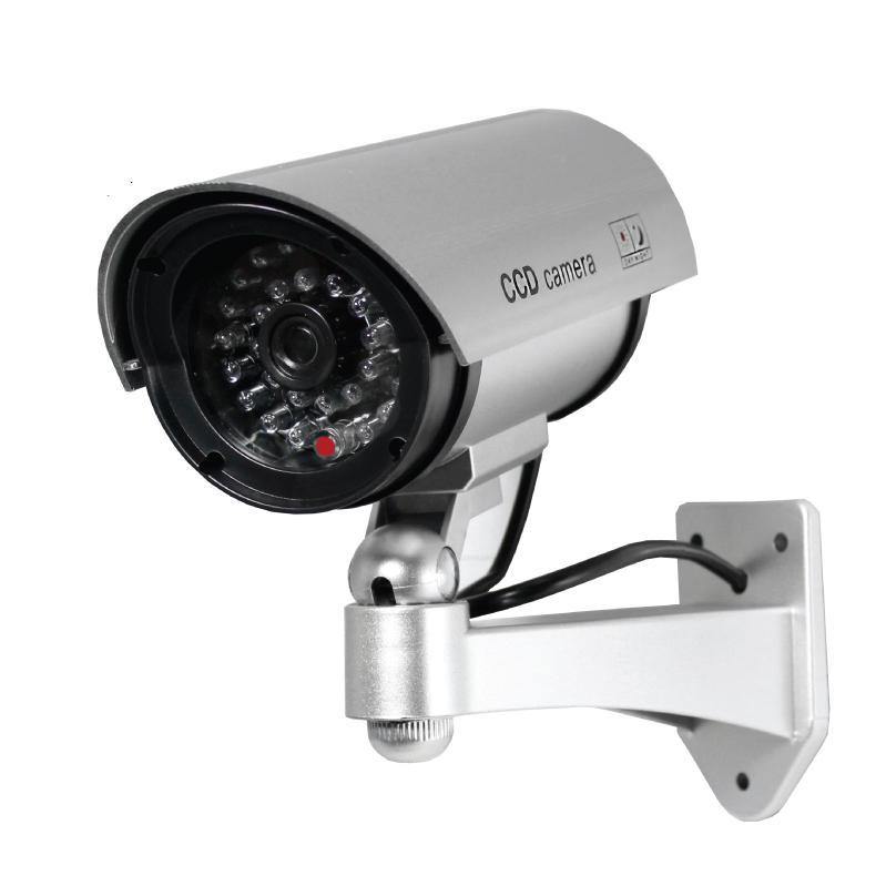 5 Inch IR Dummy Camera Silver Camera - Tophatter Daily Deals