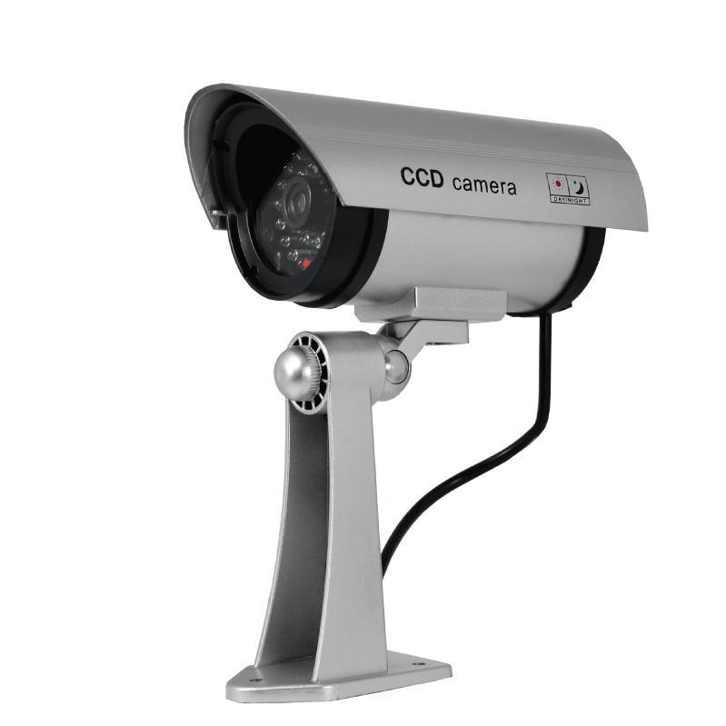 5 Inch IR Dummy Camera Silver Camera - Tophatter Daily Deals