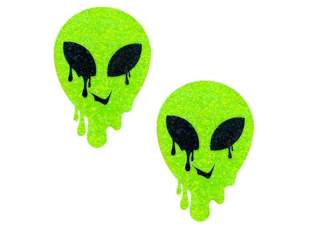 Super Sparkle Lemon Lime Blacklight Reactive Pasties > Clothes > Pasties - Tophatter Daily Deals