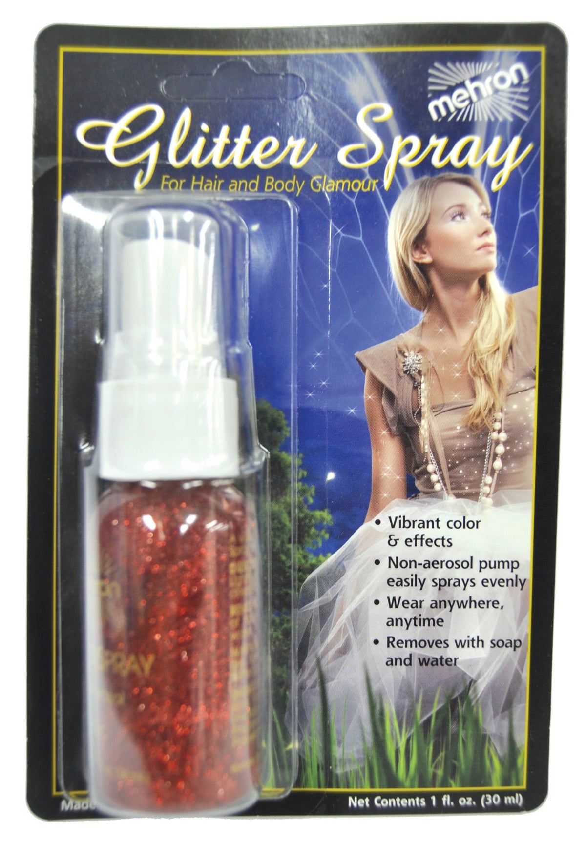 1oz Glitter Spray Special Effects Makeup - Tophatter Daily Deals