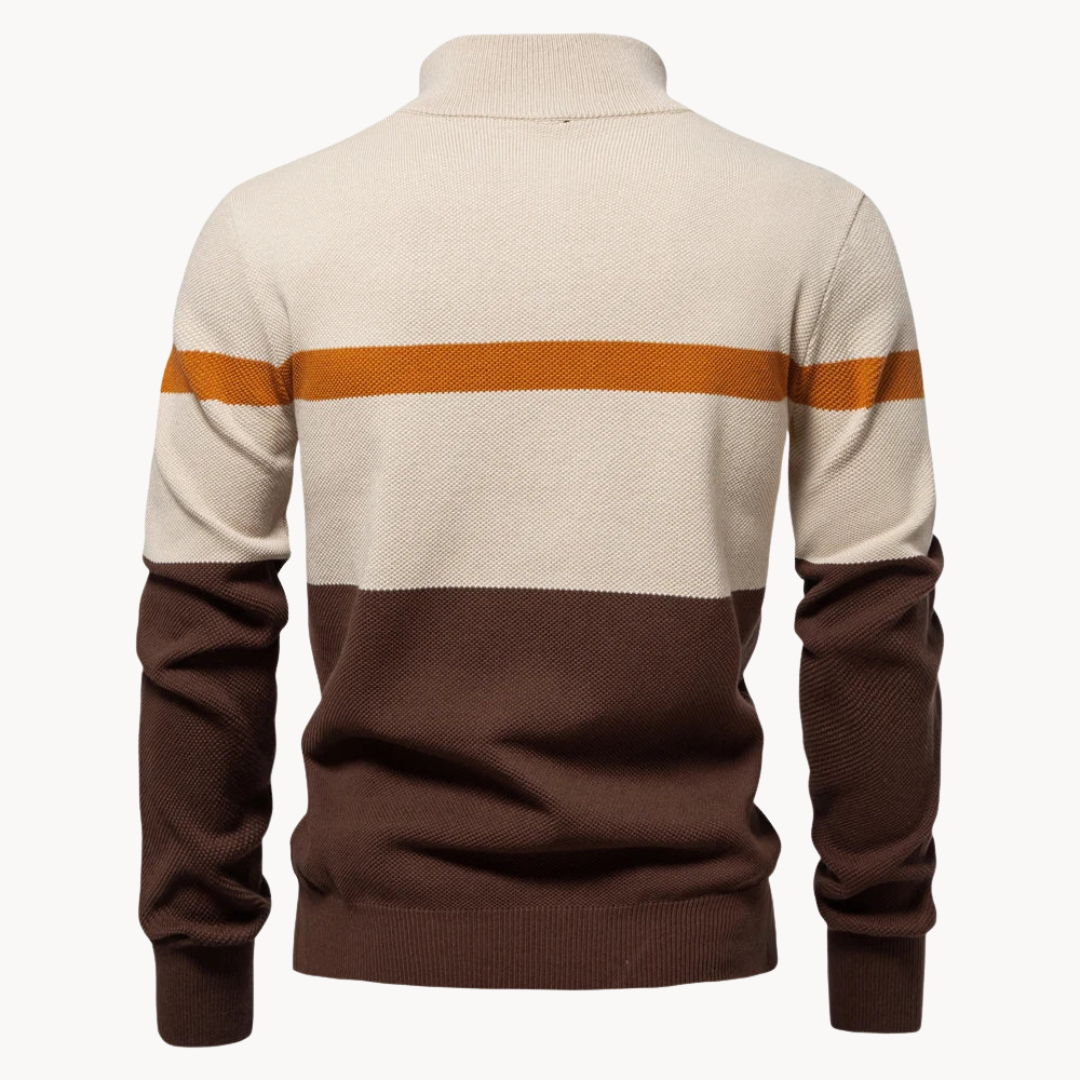 Soft Classic Men's Pullover - Half Zip, Cotton, Casual - Tophatter Daily Deals