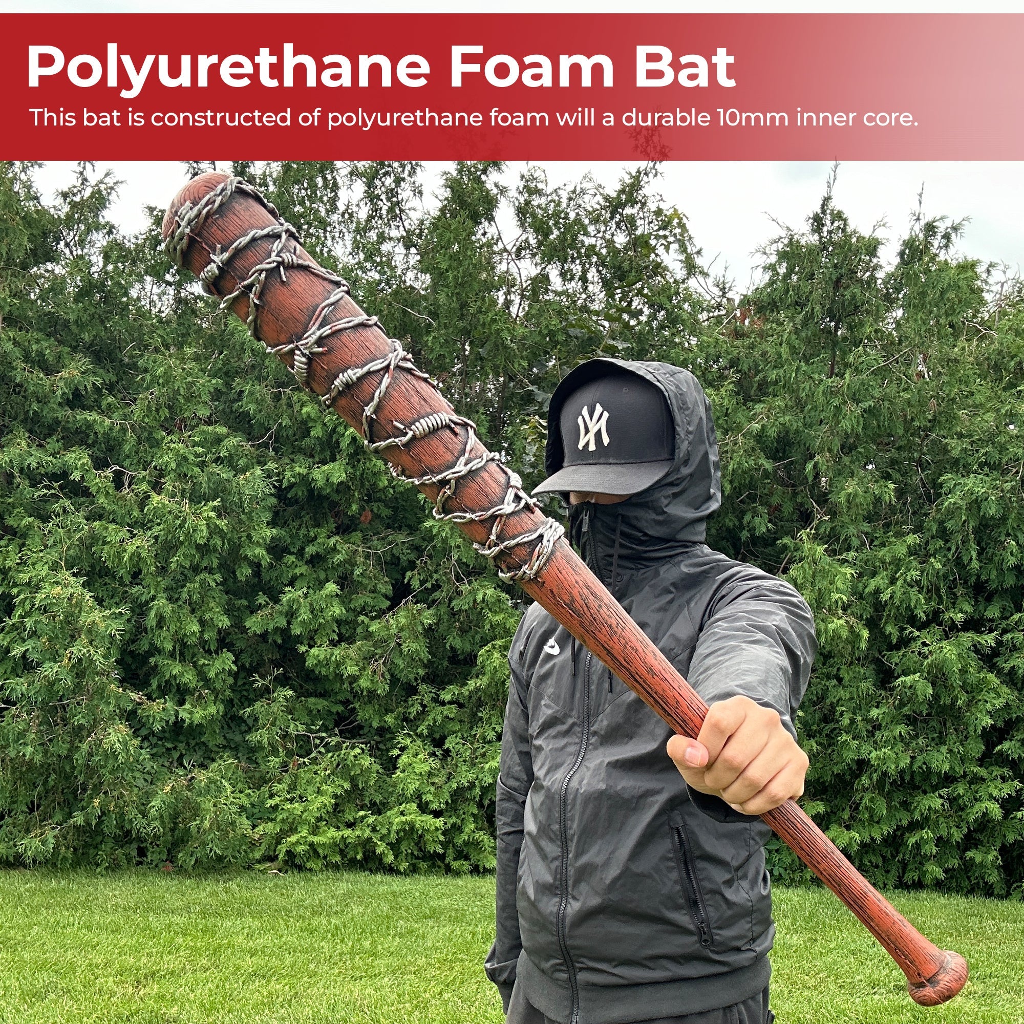 Dead Man Walking Foam Barbed Bat swords - Tophatter Daily Deals