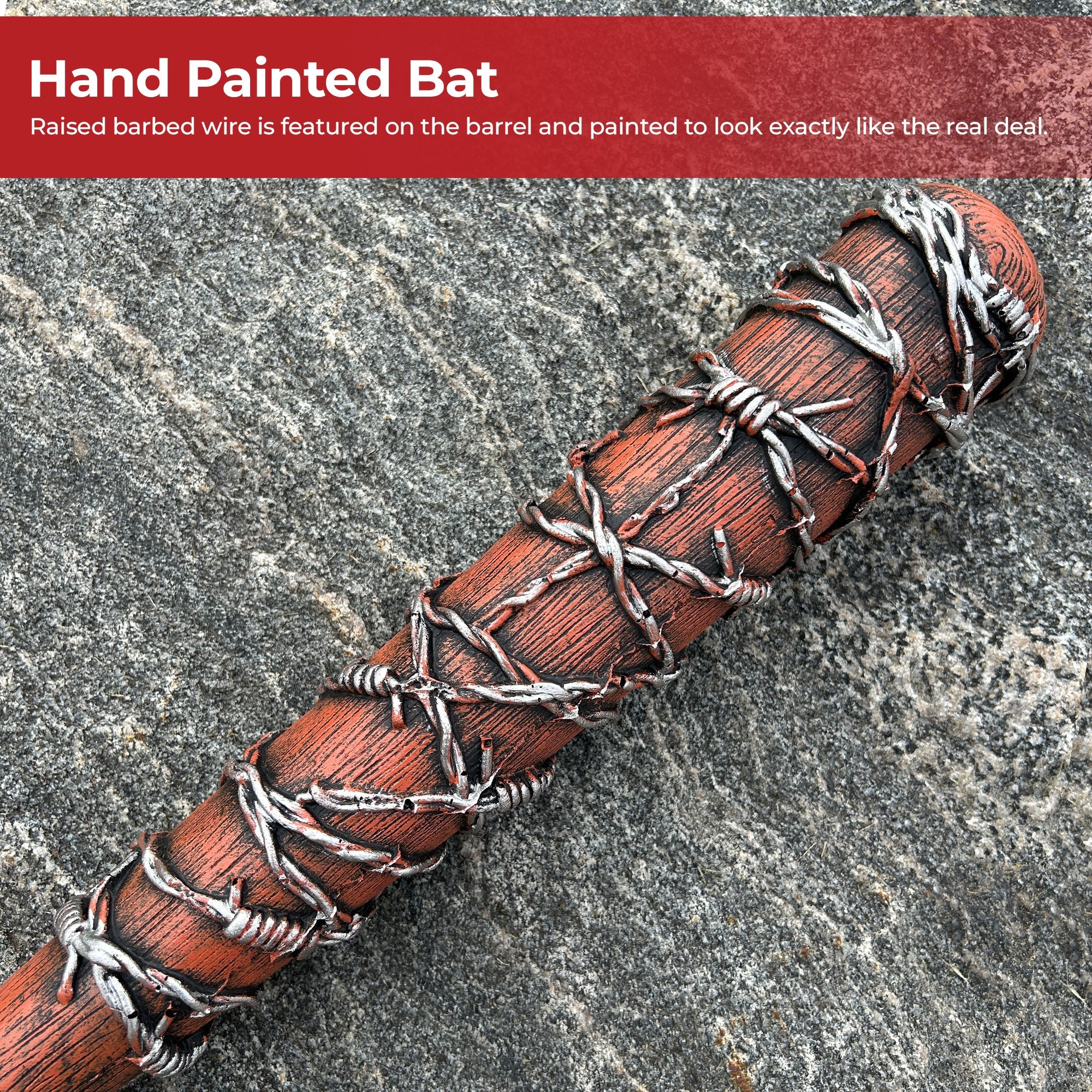 Dead Man Walking Foam Barbed Bat swords - Tophatter Daily Deals