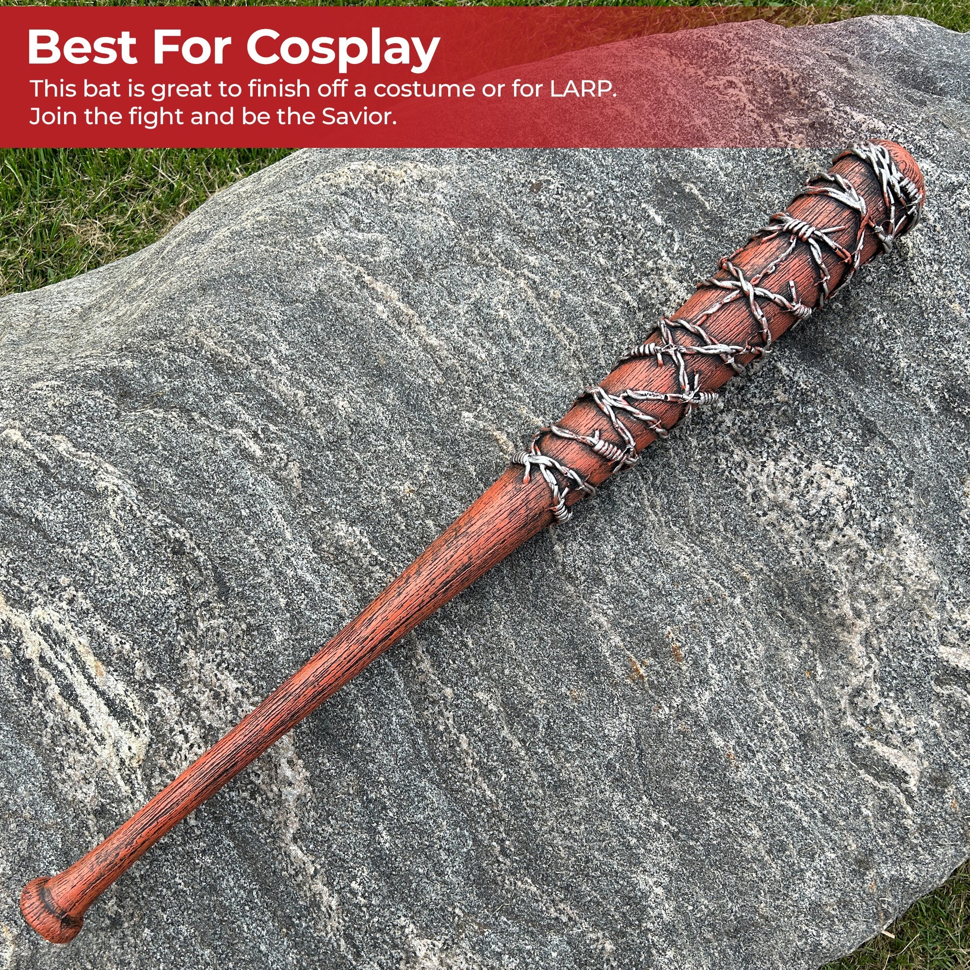 Dead Man Walking Foam Barbed Bat swords - Tophatter Daily Deals