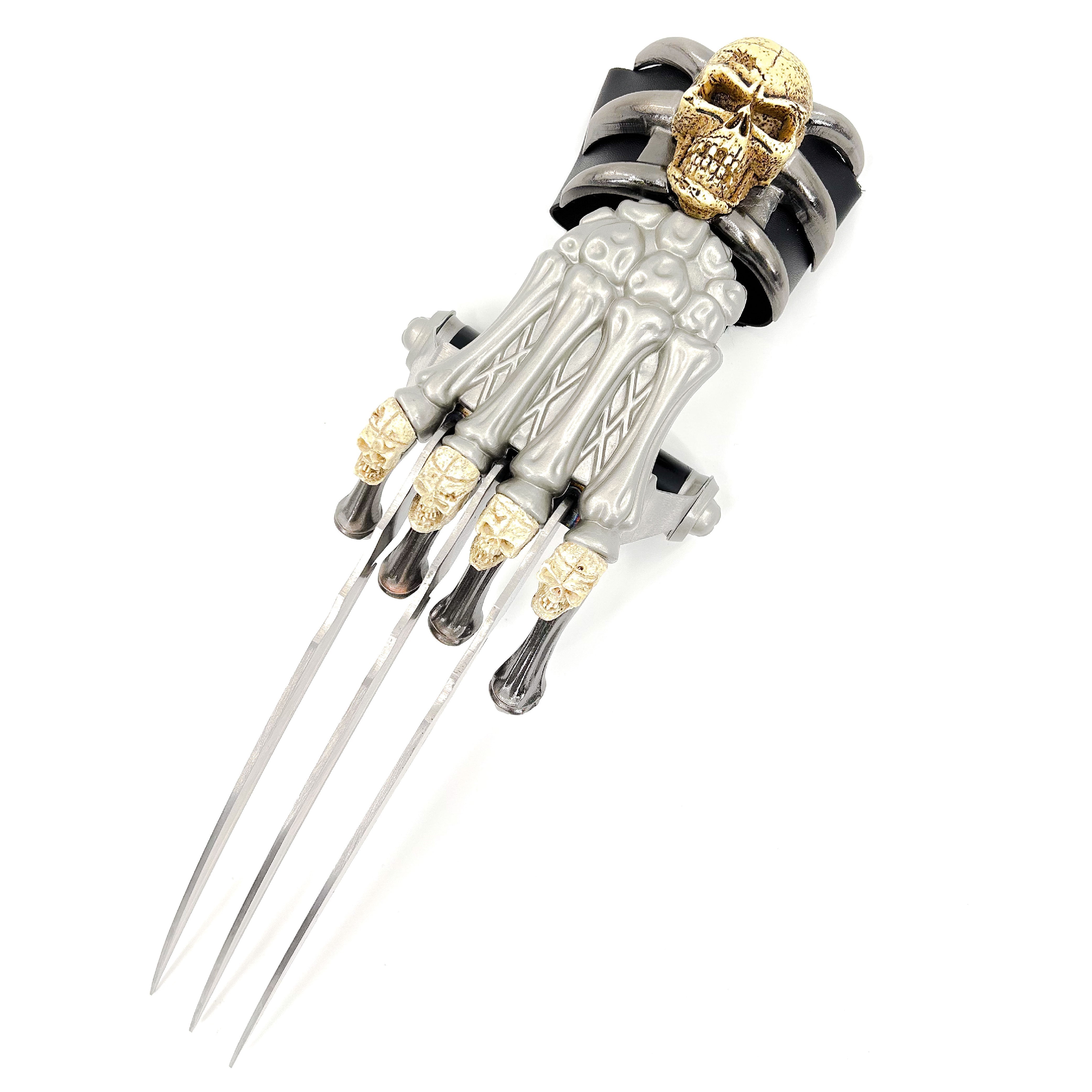 Death Skull Head Triple Claw Dagger Dagger - Tophatter Daily Deals