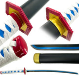 Demon Slayer Giyu Tomioka Blue Nichrin Blade Katana Sword Swords - Tophatter Daily Deals