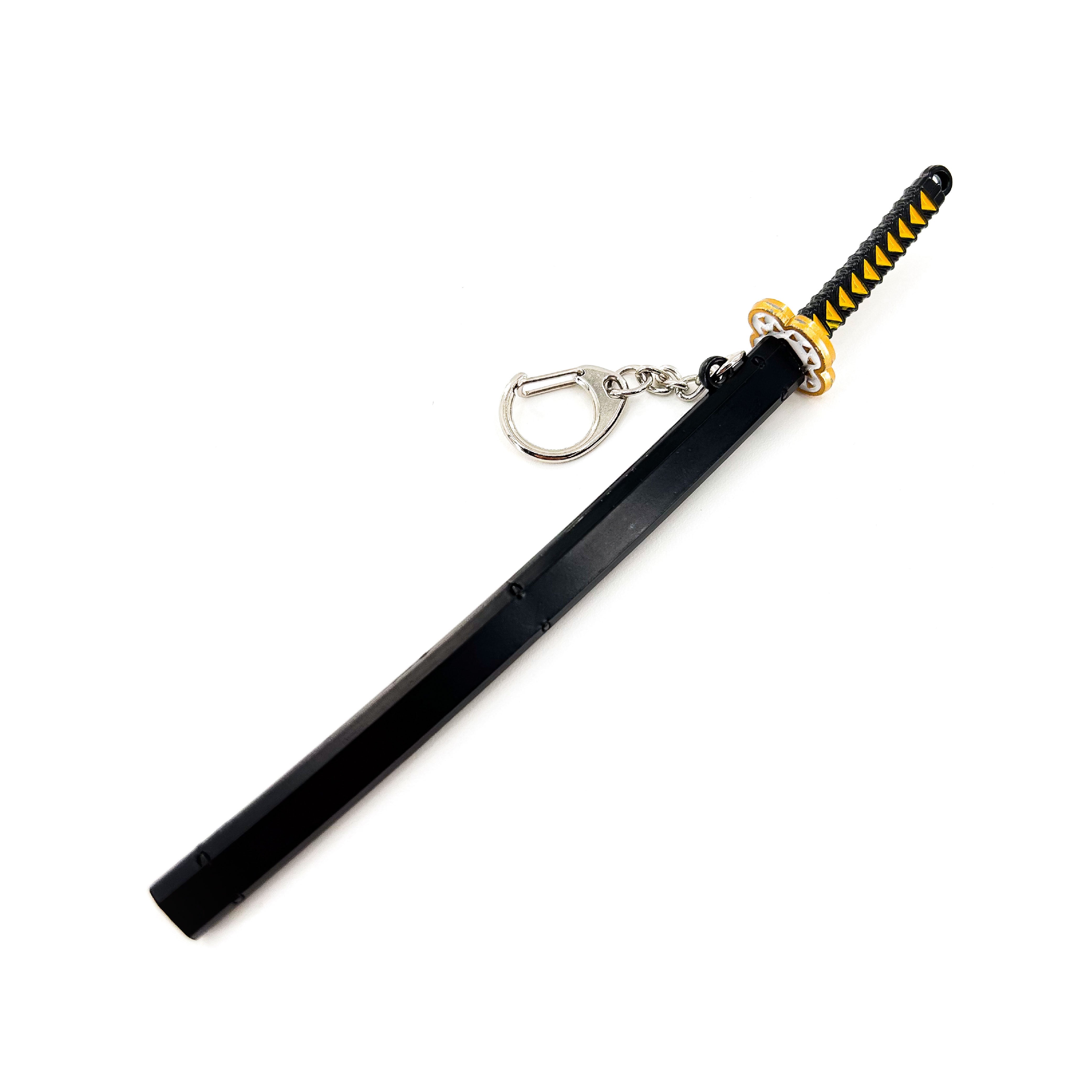 Demon Slayer Inspired Sword Keychain Kaigaku's Miniature Replica Swords - Tophatter Daily Deals