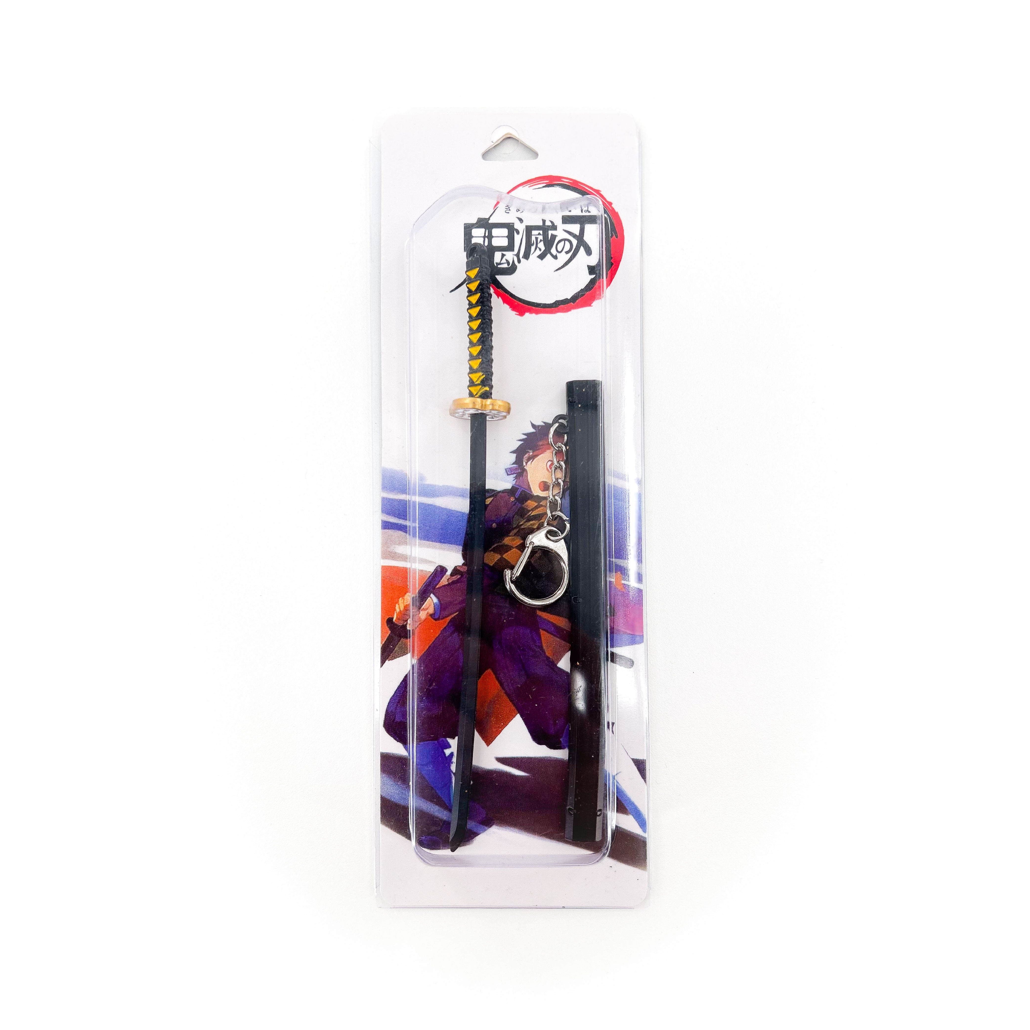 Demon Slayer Inspired Sword Keychain Kaigaku's Miniature Replica Swords - Tophatter Daily Deals