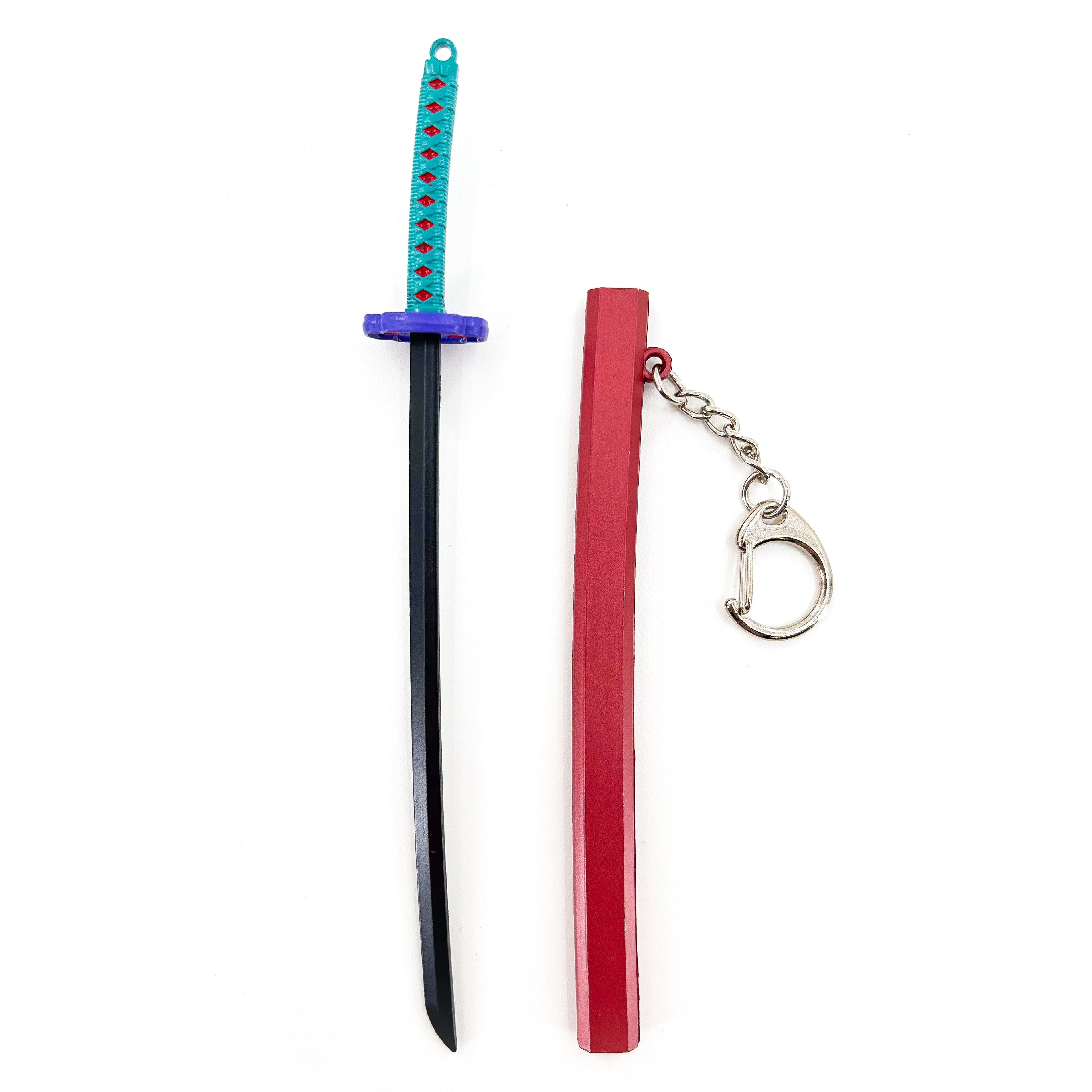 Demon Slayer Inspired Sword Keychain Kokushibo's Miniature Replica Swords - Tophatter Daily Deals