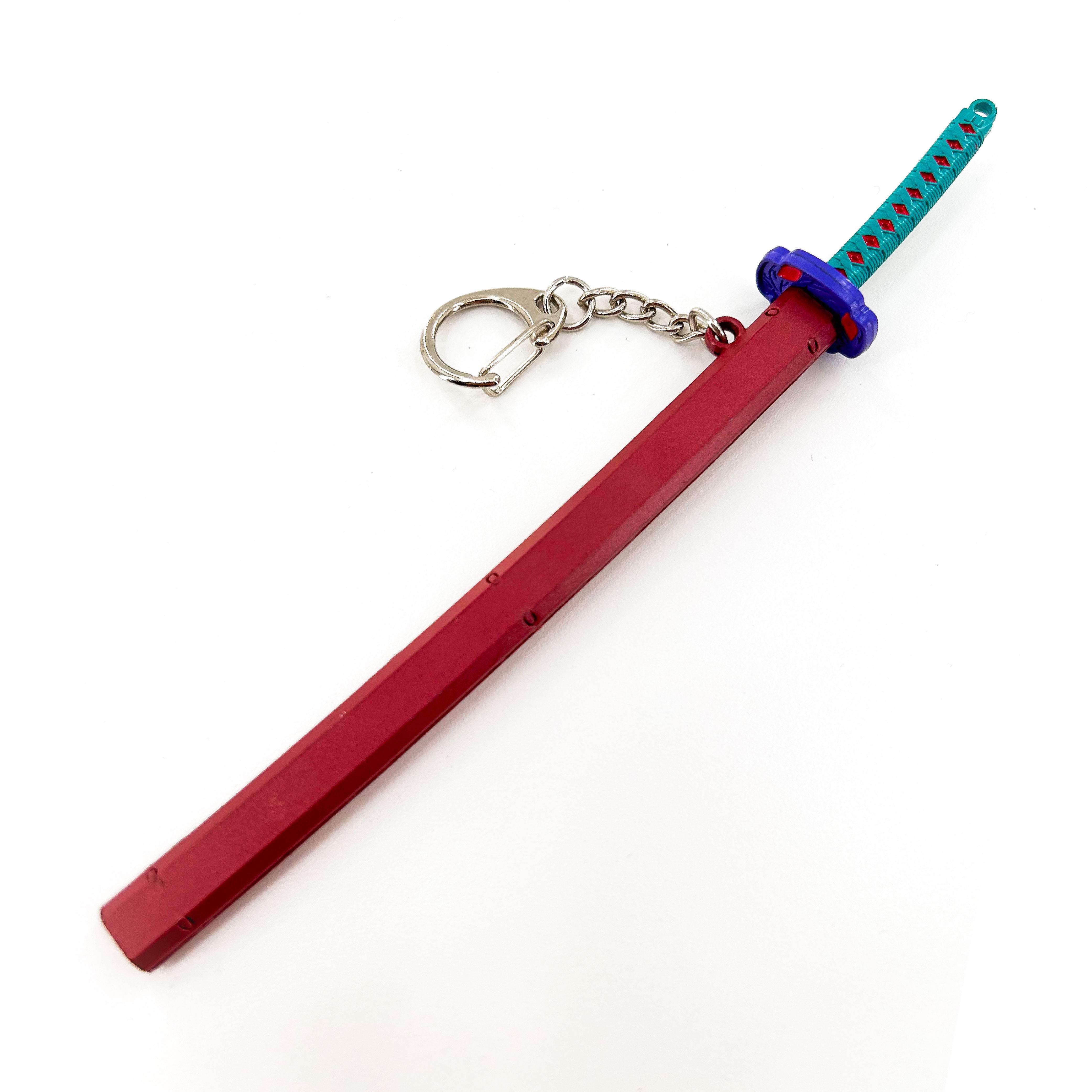 Demon Slayer Inspired Sword Keychain Kokushibo's Miniature Replica Swords - Tophatter Daily Deals