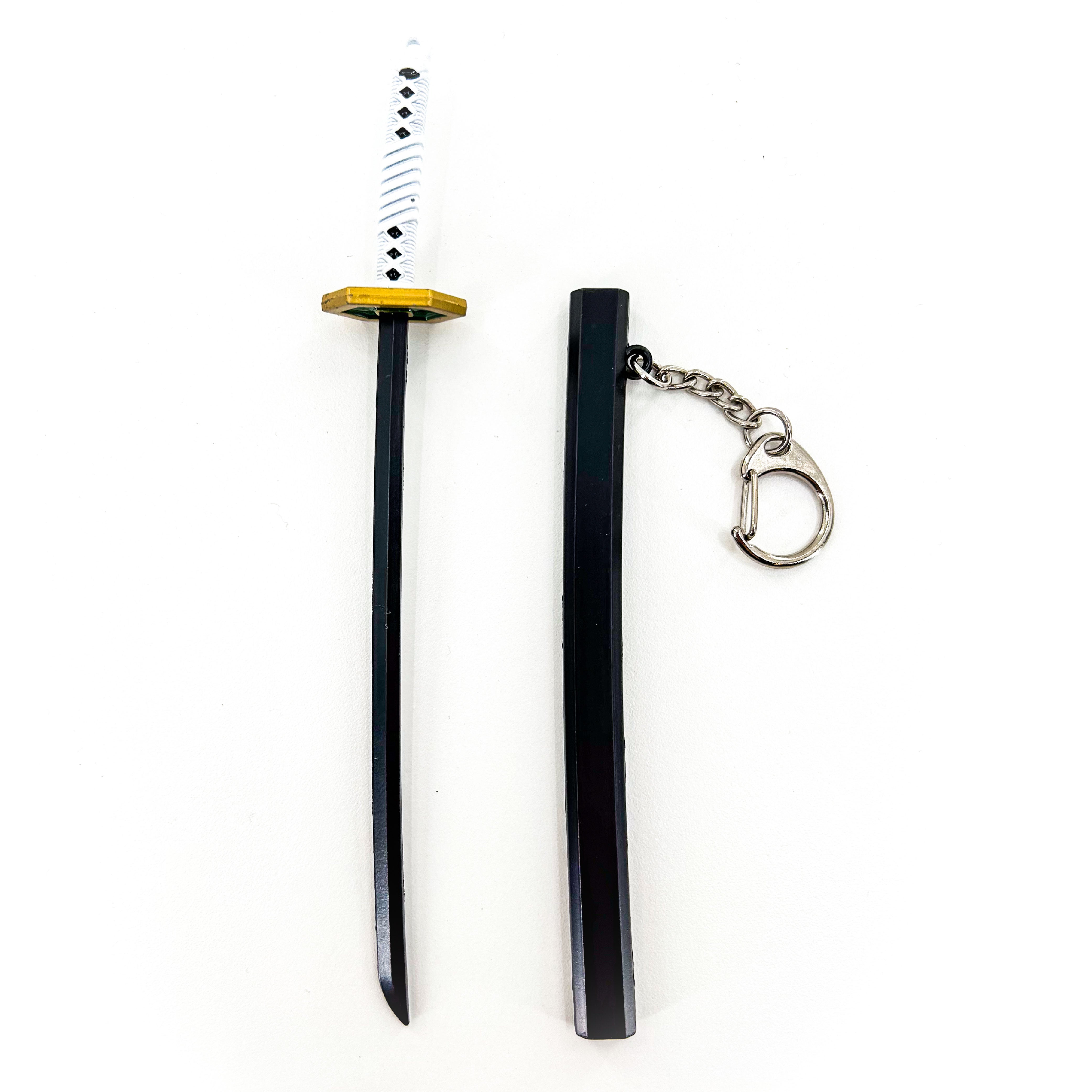 Demon Slayer Inspired Sword Keychain Sabito's Miniature Replica Swords - Tophatter Daily Deals